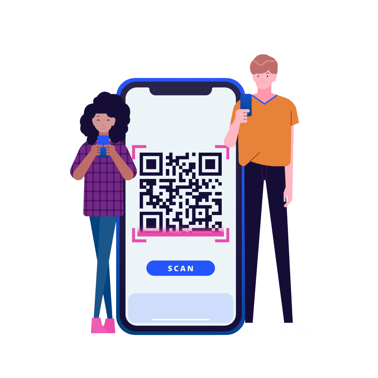 Scan_DIS dashboard showing QR code scanning interface